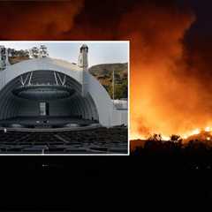 Hollywood Bowl Threatened by Los Angeles Wildfires