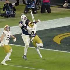 Controversial Notre Dame pass interference leads to Penn State TD, beers flying on field at Orange..