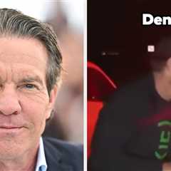 People Are Reacting To This Cringe Clip Of A Reporter Interviewing Dennis Quaid While He Was..