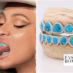 Bomb Accessories: Beyonce Debuted a Custom ‘Cowboy Carter’ 8X8  Spiderweb Turquoise and Diamond..