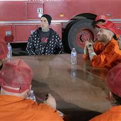 Travis Barker Meets With Incarcerated Firefighters Battling L.A. Wildfires