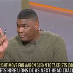 Keyshawn Johnson says he’ll go streaking if Aaron Glenn sticks with Aaron Rodgers