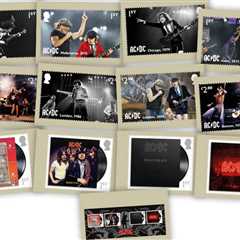 AC/DC Celebrated with 12 New Royal Mail Stamps Gallery