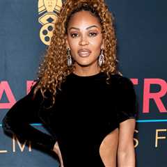 Racy Side-Baring Dress of Meagan Good Stuns on Red Carpet