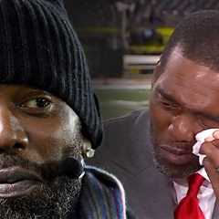 Randy Moss Emotional During Return to ESPN After Cancer Battle