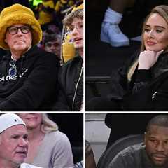 Luka Doncic Lakers Debut Draws Adele, Floyd Mayweather, Celebs