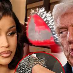 Cardi B Blames Trump for Ruining $3K Heels at Super Bowl, Wants Deported Uncle Back