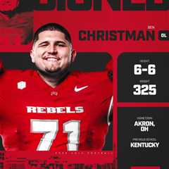 Ben Christman, UNLV football transfer, found dead at 21