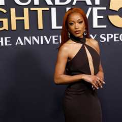 Keke Palmer’s Dress Photos Feature a Bold Cutout at ‘SNL 50’