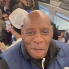 Shaun Wallace stuns fans with lively train party on the way to MOBO Awards