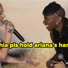 People Are Literally Begging Cynthia Erivo To Hold Ariana Grande’s Hand After Another Clip Of Her..