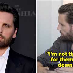 Scott Disick Was Called Out For Only Tipping $2 On A $50 Starbucks Delivery Order, And Yikes