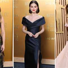 Silver Screen Stars Shine on 2025 Screen Actors Guild Awards' Red Carpet