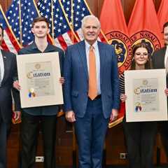 Long Island bowling champions honored by Nassau County executive