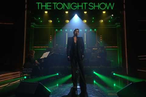 Adam Lambert Delivers Heart-Wrenching ‘I Don’t Care Much’ Performance on ‘The Tonight Show’: Watch