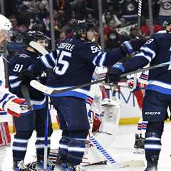 Rangers outclassed late by NHL-leading Jets for fourth straight loss as playoff race tightens