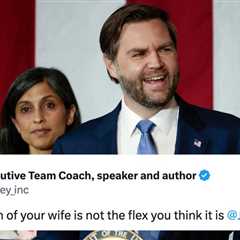 JD Vance's Most Recent Joke About His Wife's Role As Second Lady Is Going Viral Because People..