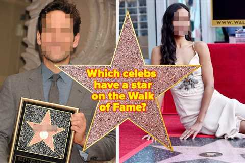 Guess Which Celebrity Has A Star On The Hollywood Walk Of Fame?