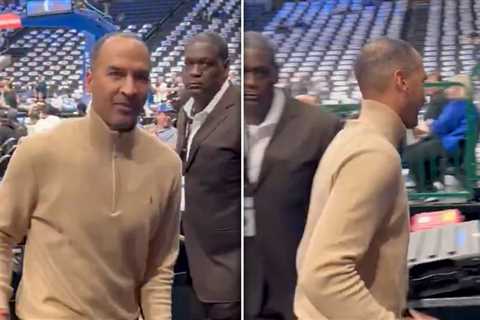 Dallas Mavericks Fan Screams 'Fire Nico' In GM's Face Before Game
