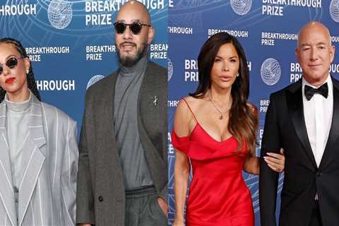 On the Scene: The Breakthrough Prize Featuring Alicia Keys & Swizz Beatz in Fear of God Suits,..