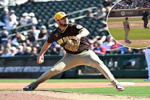 Padres pitcher gives up two straight runs on balks in ‘strange’ inning