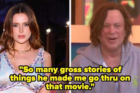 Bella Thorne Made Disturbing Allegations About Working With Mickey Rourke