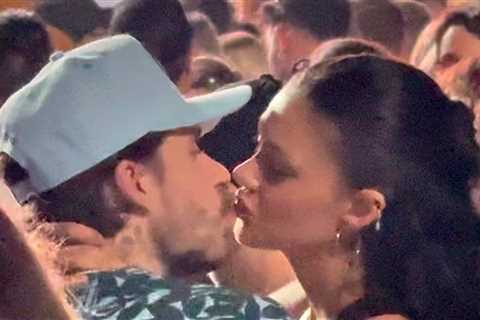 Brooklyn Beckham and Nicola Peltz Lock Lips During Coachella