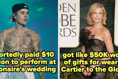 23 Surprising Things Celebs Get Paid For Or Get For Free