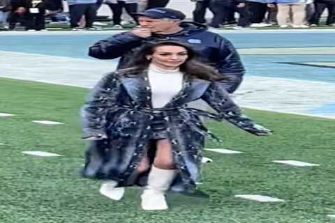 Bill Belichick’s girlfriend Jordon Hudson, 24, makes curious appearance at UNC practice