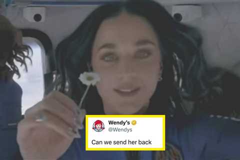 The Katy Perry And Wendy's Space Feud Just Got Even More Ridiculous