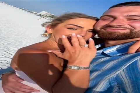 How Haley Cavinder celebrated engagement to Cowboys’ Jake Ferguson with twin sister Hanna