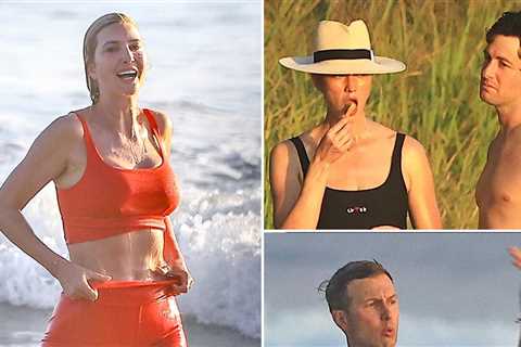 Ivanka Trump Gallivants Around Beach in Swimsuits with Model Karlie Kloss