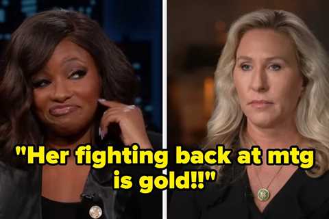 Her Fighting Back At MTG Is Gold: Jasmine Crockett Said The Funniest Thing About Marjorie Taylor..