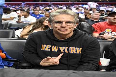 Knicks fans Ben Stiller, Timothee Chalamet make trek to Detroit for Game 3
