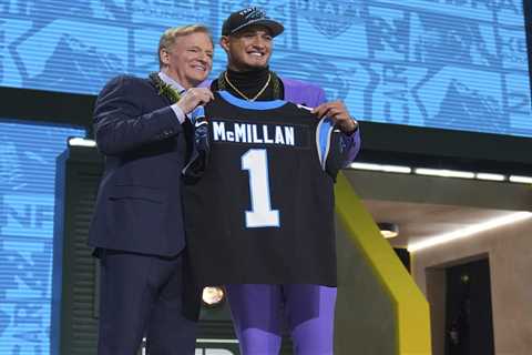 Odd line movement predicted Panthers’ Tetairoa McMillan surprise pick at 2025 NFL Draft