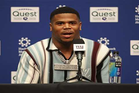 Abdul Carter only knows what Giants numbers he won’t be wearing