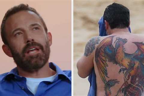Ben Affleck Told The Story Of His Most “Terrible” Tattoo Regret, And It’s Probably Not The One..