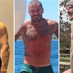 Celebrate David Beckham's Big 5-0 With His Shredded Shots!