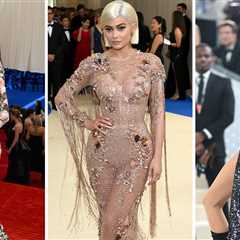 Kardashian-Jenner Met Gala Looks ... Fashion's Biggest Night!