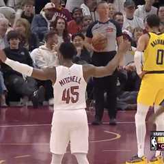 Donovan Mitchell quiets Cavs fans chanting ‘overrated’ at Tyrese Haliburton before thrilling finish