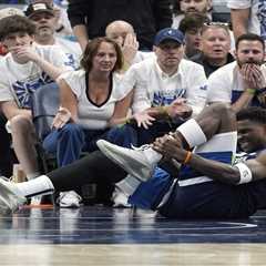 Anthony Edwards sprains ankle in scary moment before quickly returning for Timberwolves