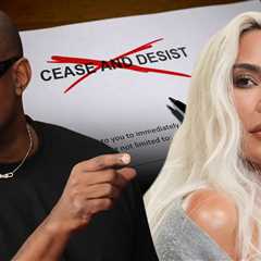 Kanye West Cease and Desist Letter to Kim Kardashian Just a Hoax