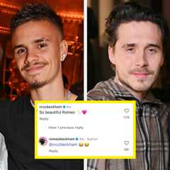 Romeo And Cruz Beckham Appeared To Publicly Mock Brooklyn Beckham’s Wife, Nicola Peltz, On..