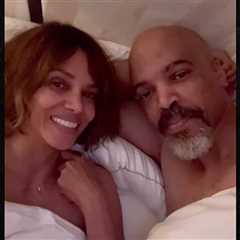 Halle Berry Snuggles up to Van Hunt in Bed for Mother's Day, Video Shows