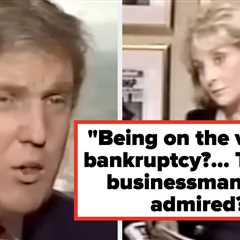 This Resurfaced Interview Where Barbara Walters Called Out Trump's Businessman Credibility In 1990..