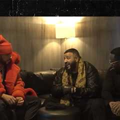 Diddy in Intense Convo With French Montana, DJ Khaled at Super Bowl LII Party, Exclusive Video