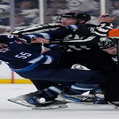 Stars-Jets game ends with ugly sucker punch in chaotic scene: ‘He just popped him’
