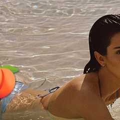 Kendall Jenner Suns Her Buns, No Top On in Spicy Photo Shoot