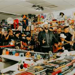 Carín León Brings 16-Piece Mexican Band to Tiny Desk Concert