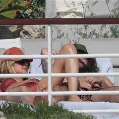 Heidi Klum Seems to Grab Tom Kaulitz's Crotch While Sunbathing in Cannes